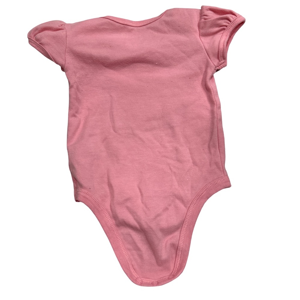 Disney Baby Pink Dalmatian Onesie “All Tuckered Out” Size 3-6M - Picture 2 of 3